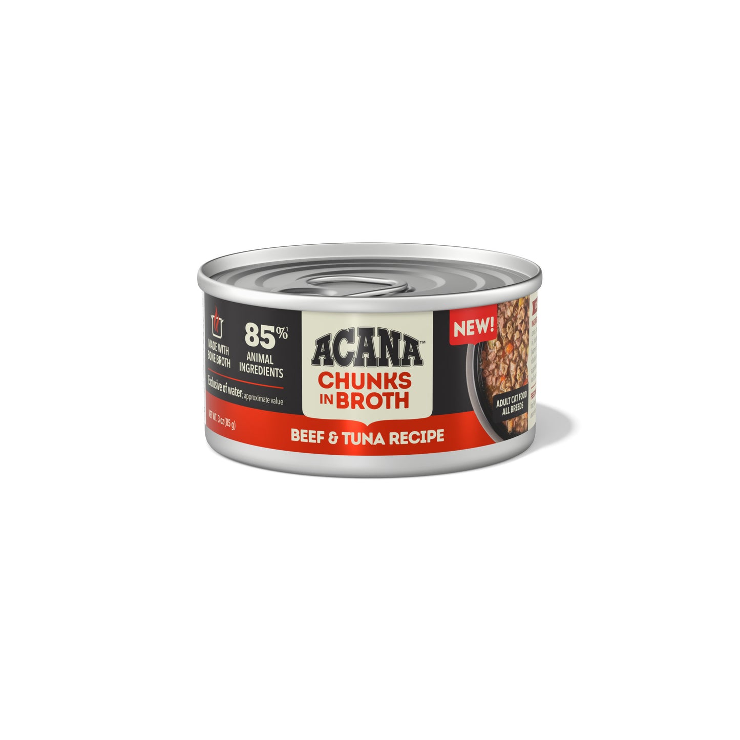 ACANA Chunks in Broth Beef & Tuna Recipe, 3oz