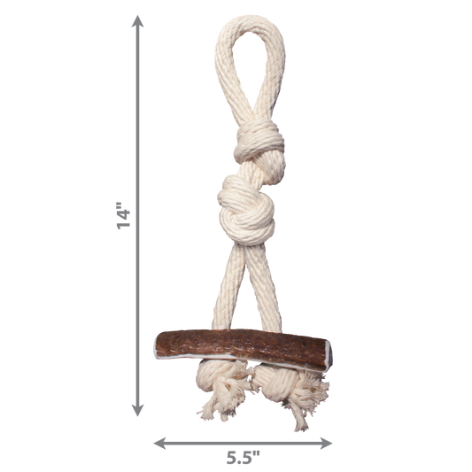Kong Dog Toy Wild Antler Rope Large