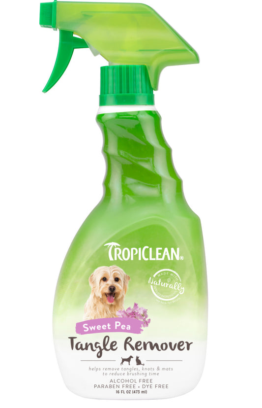 TropiClean Sweet Pea Tangle Remover Spray for Pets, 16oz
