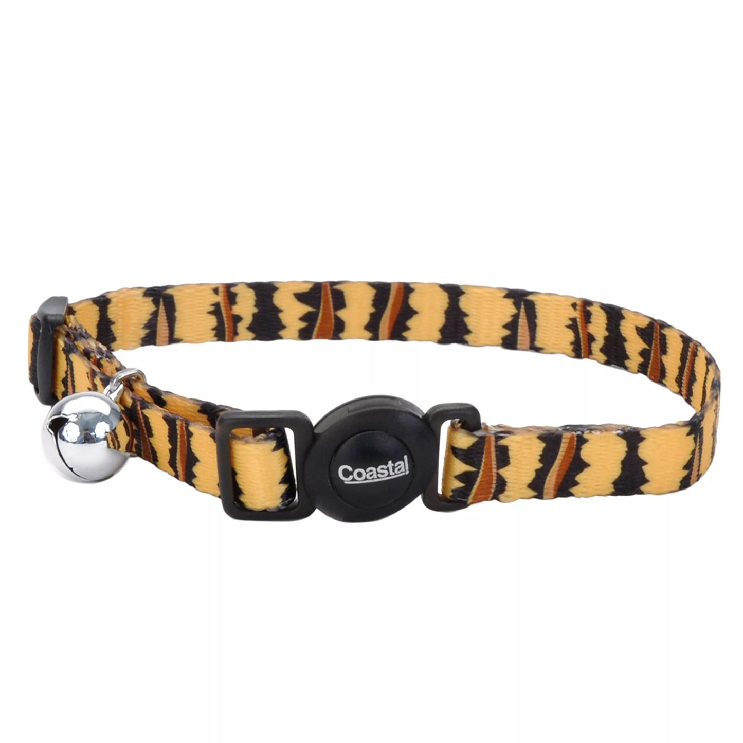 Coastal Safe Cat 3/8in Wide 8-12in Fashion Breakaway Collar Tiger