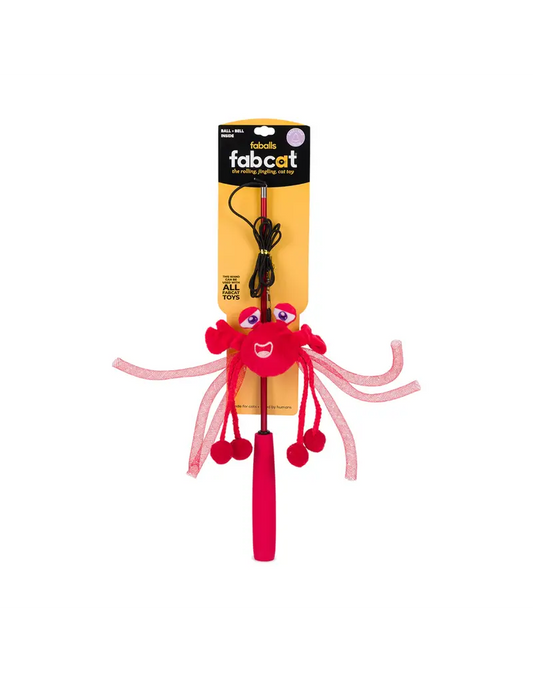 Fabcat Cat Toy Faball Teaser Crab