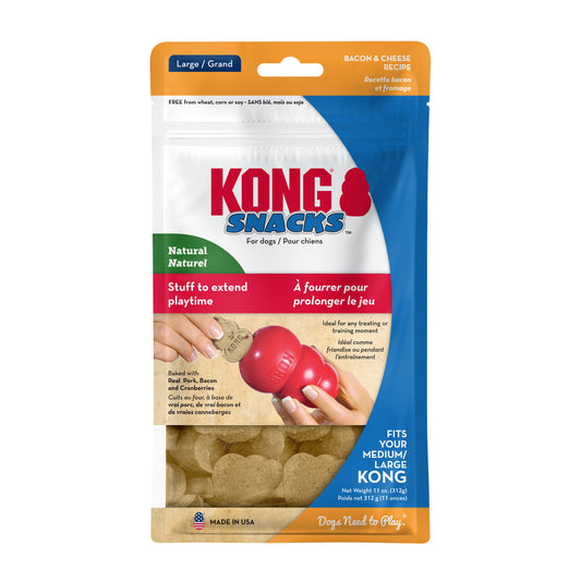 Kong Dog Treat Snacks Bacon & Cheese Large