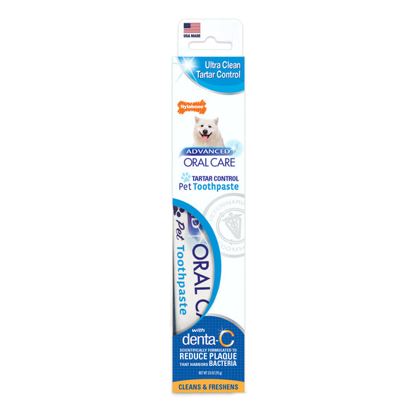 Nylabone Advanced Oral Care Tartar Control Dog Toothpaste Original 2.5oz