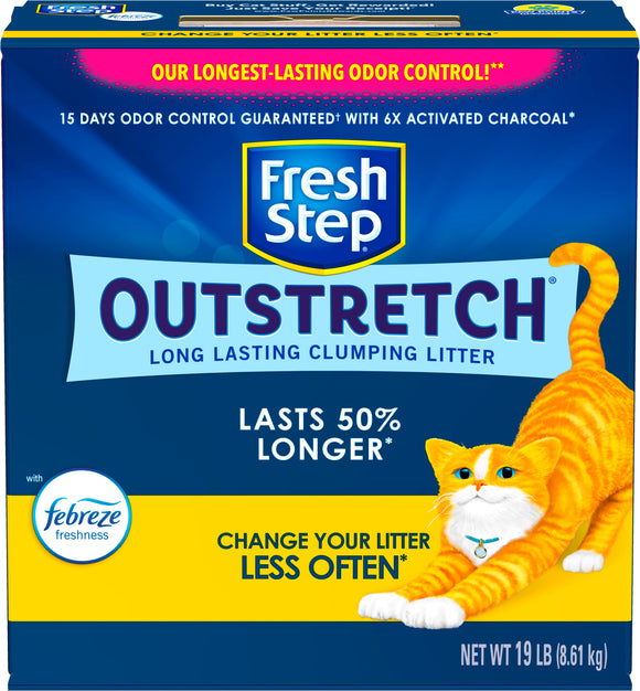 Fresh Step Outstretch Scented Clumping Cat Litter 19lb