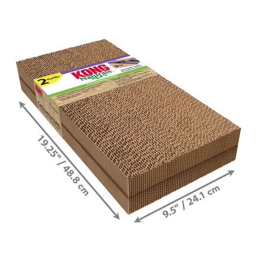 Kong Cat Accessory Naturals Scratcher Refill 2-pk