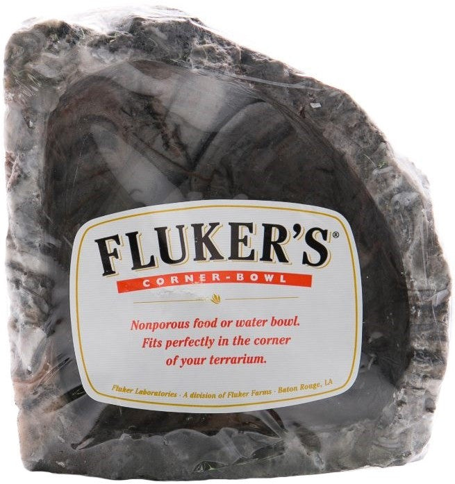 Fluker's Medium Corner Bowl For Reptiles And Amphibians
