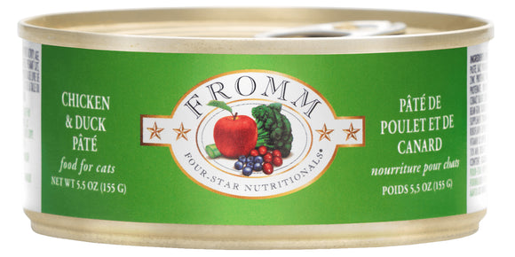 Fromm Four-Star Nutritionals® Chicken & Duck Pâté Food for Cats 5.5 oz