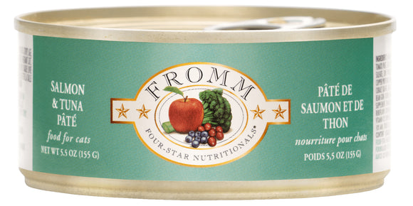Fromm Four-Star Nutritionals®  Salmon & Tuna Pâté Food for Cats  5.5 oz