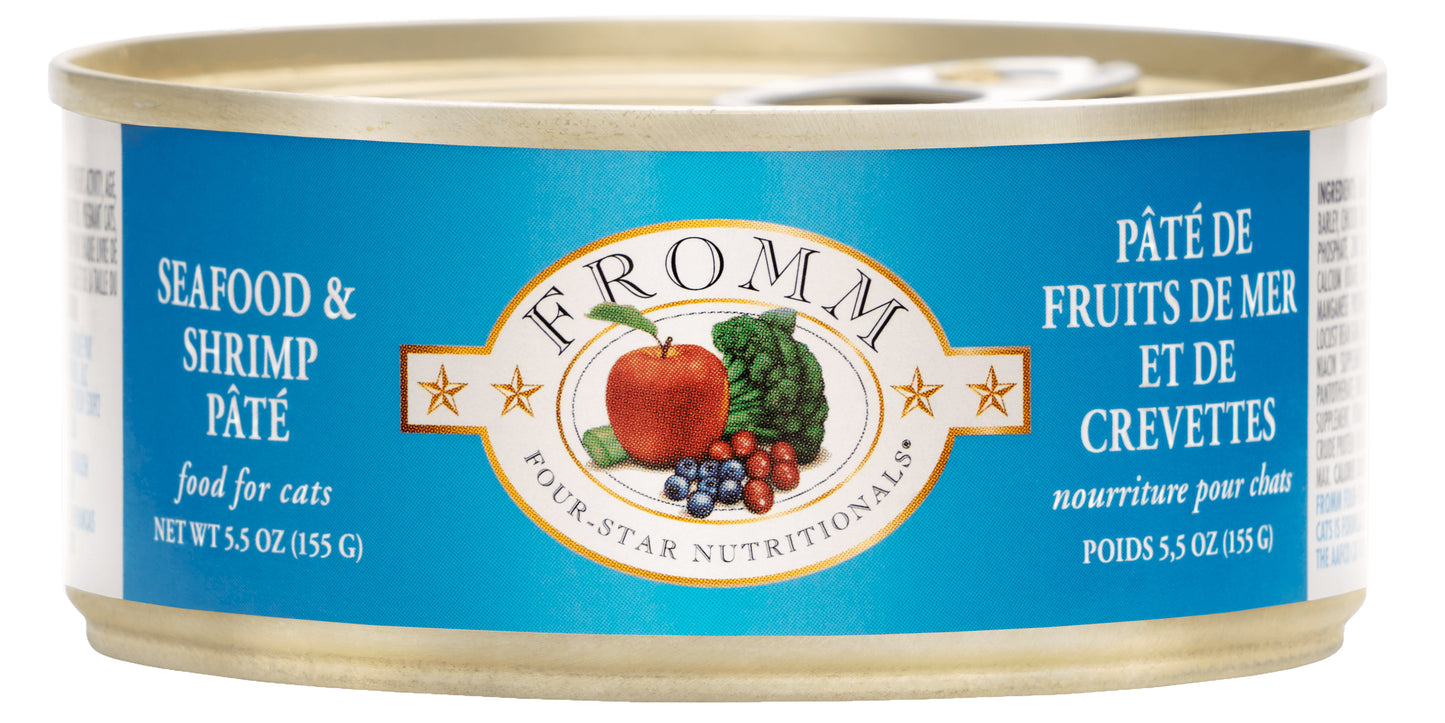 Fromm Four-Star Nutritionals® Seafood & Shrimp Pâté Food for Cats 5.5 oz