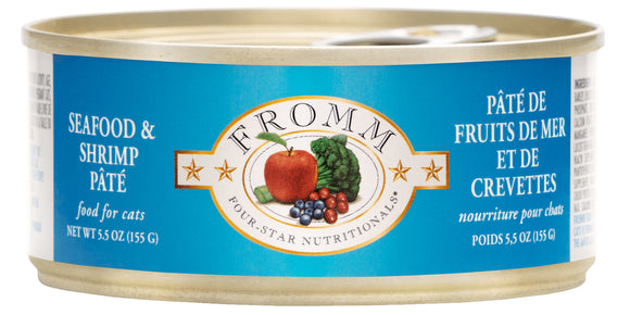 Fromm Four-Star Nutritionals® Seafood & Shrimp Pâté Food for Cats 5.5 oz