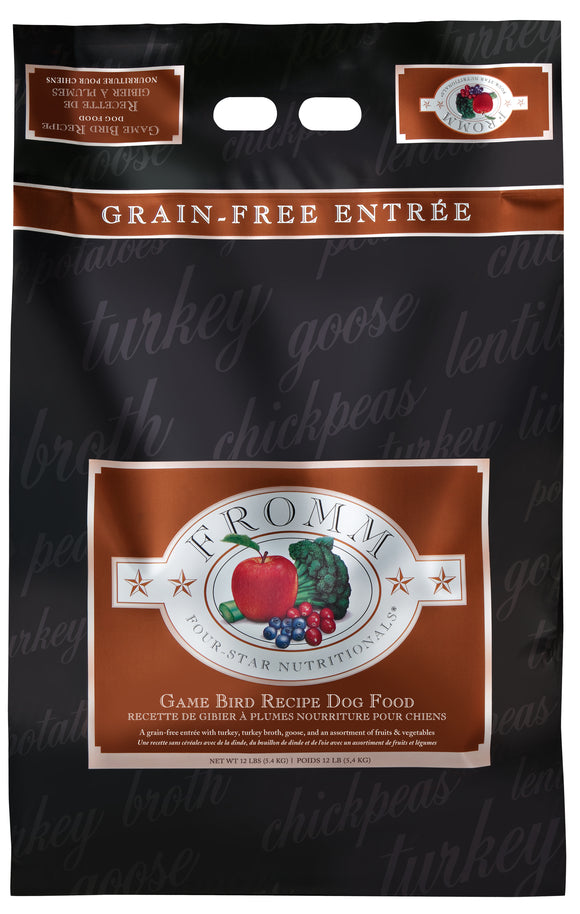 Fromm Four-Star Nutritionals®  Game Bird Recipe Dog Food 12 lb