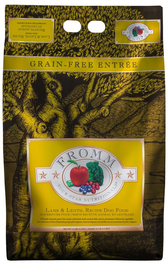 Fromm Four-Star Nutritionals®  Lamb & Lentil Recipe Dog Food 12 lb