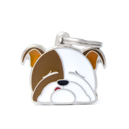 My Family ID English Bulldog Pet Tag