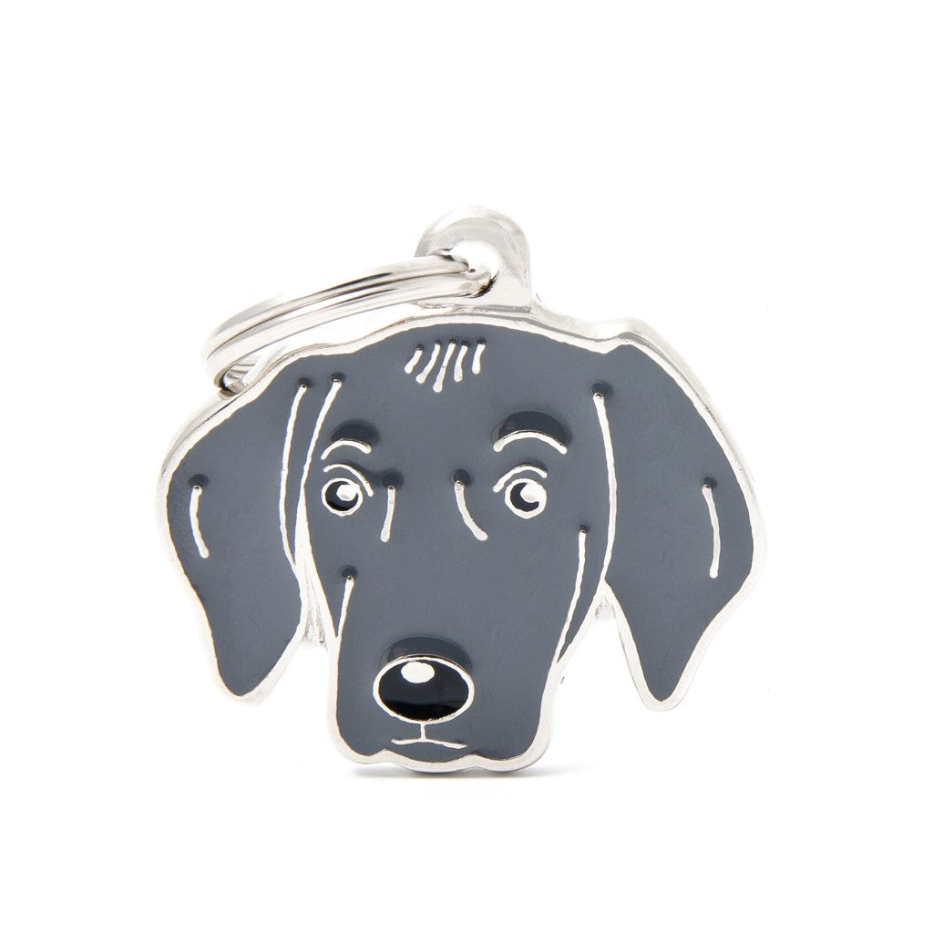 My Family ID Weimaraner Tag