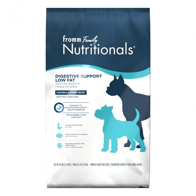 Fromm Nutritionals Dry Dog Food Digestive Chicken and Oatmeal 26lb