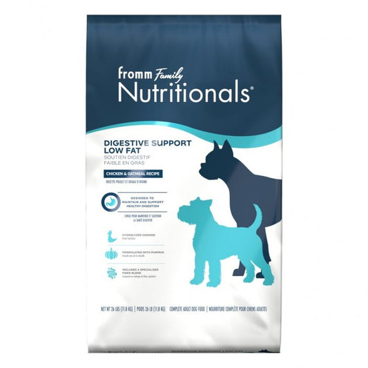 Fromm Nutritionals Dry Dog Food Digestive Chicken and Oatmeal 26lb
