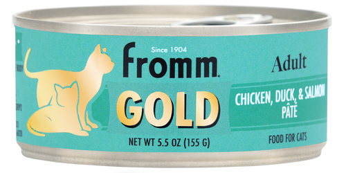 Fromm Gold Adult Chicken, Duck, & Salmon Pâté Cat Food 3oz