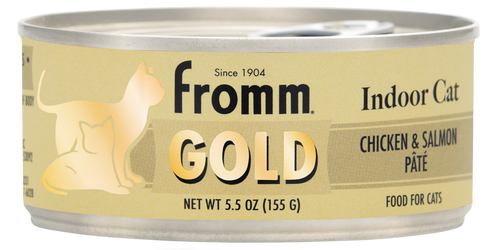 Fromm Gold Indoor Cat Chicken & Salmon Pâté Cat Food 3oz