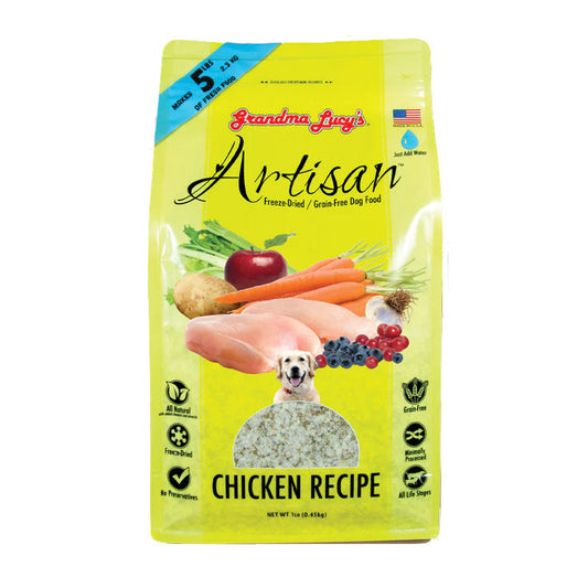 Grandma Lucy's Artisan Chicken Freeze Dried Dog Food 10lb