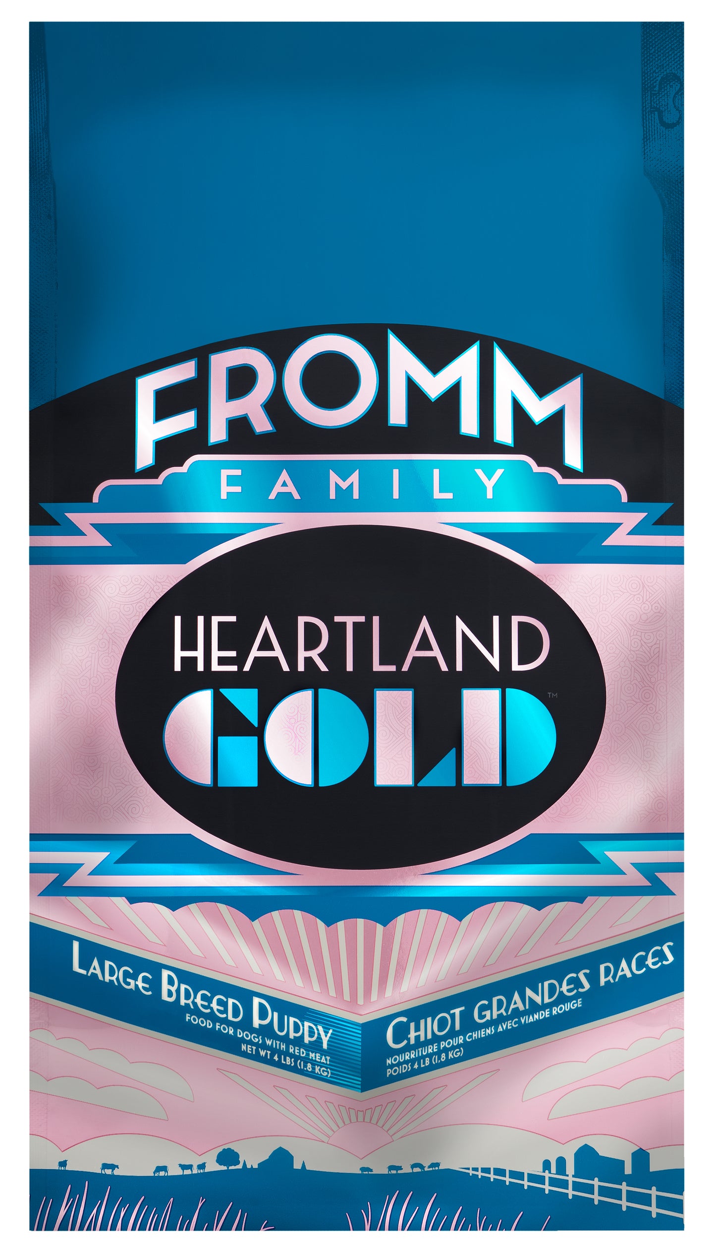 Fromm Heartland Gold Large Breed Puppy Grain Free Dry Dog Food, 4lb Bag