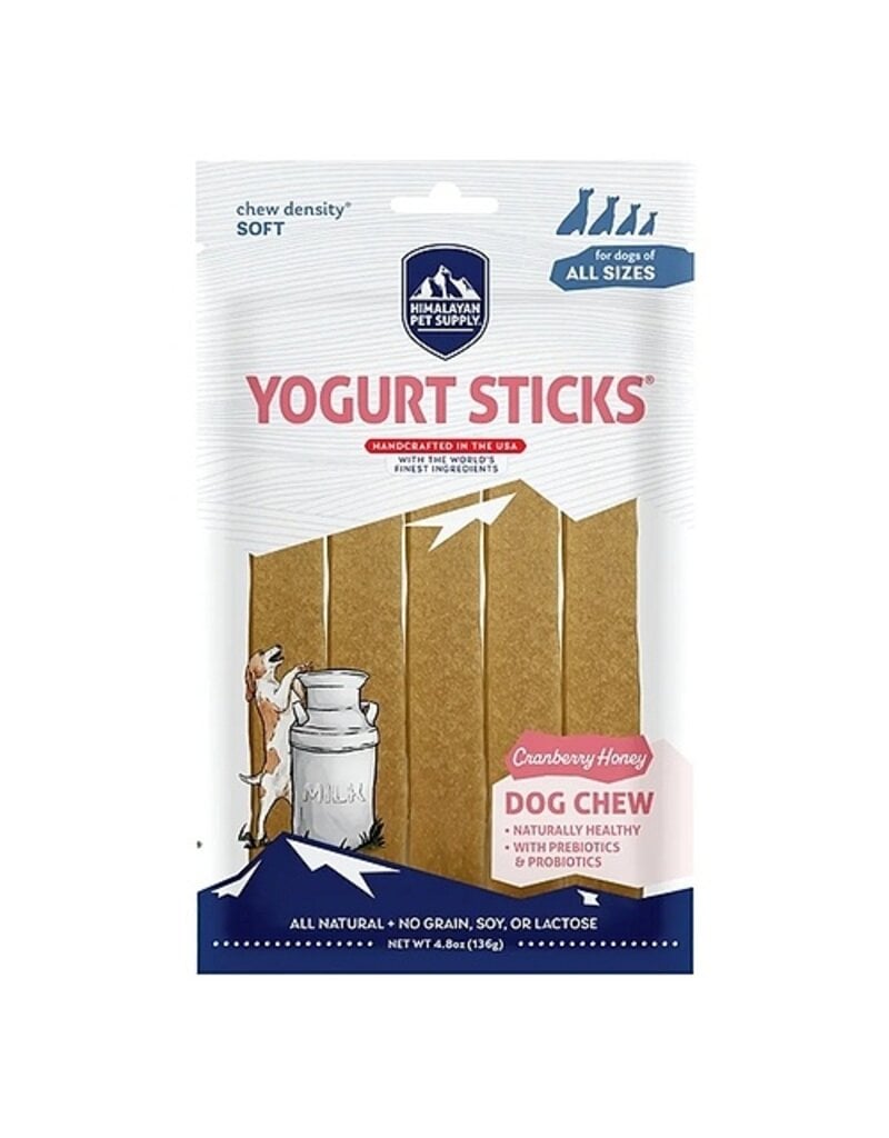 Himalayan Grain Free Dog Treat 4.8oz Yogurt Sticks Cranberry