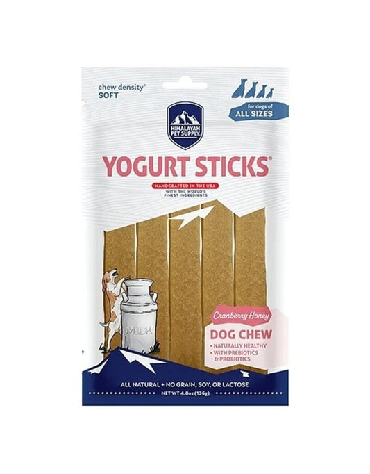 Himalayan Grain Free Dog Treat 4.8oz Yogurt Sticks Cranberry