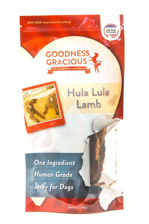 Goodness Gracious Dog Treats Hula Lula Lamb 3oz