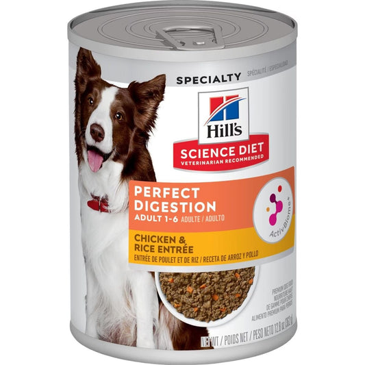 Hill's Science Diet Adult Entree Perfect Digestion Chicken & Rice Wet Dog Food - 12.5 oz