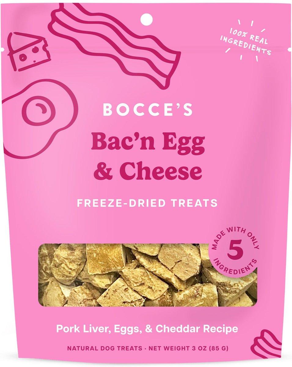Bocce's Bakery Bac'n Egg & Cheese Freeze-Dried Dog Treats 3oz