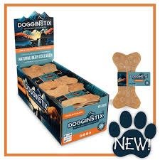 Dogginstix Beef Collagen Collabone Dog Treat 6 in Single