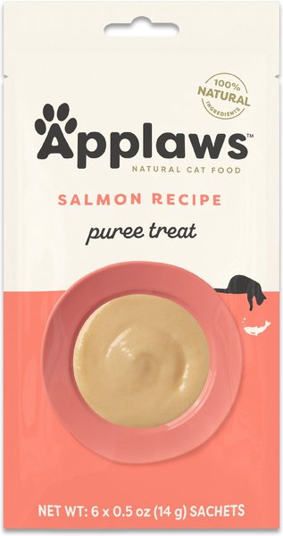 Applaws Salmon Puree Lickable Cat Treats, 0.5 6pk