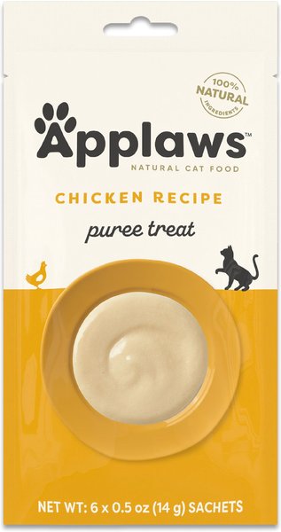 Applaws Chicken Puree Lickable Cat Treats 0.5oz 6pk