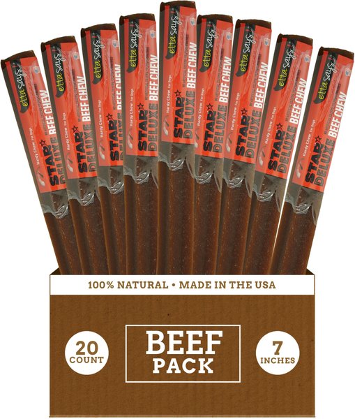 Etta Says! Star Deluxe Beef Flavor Dog Chew Treat Single