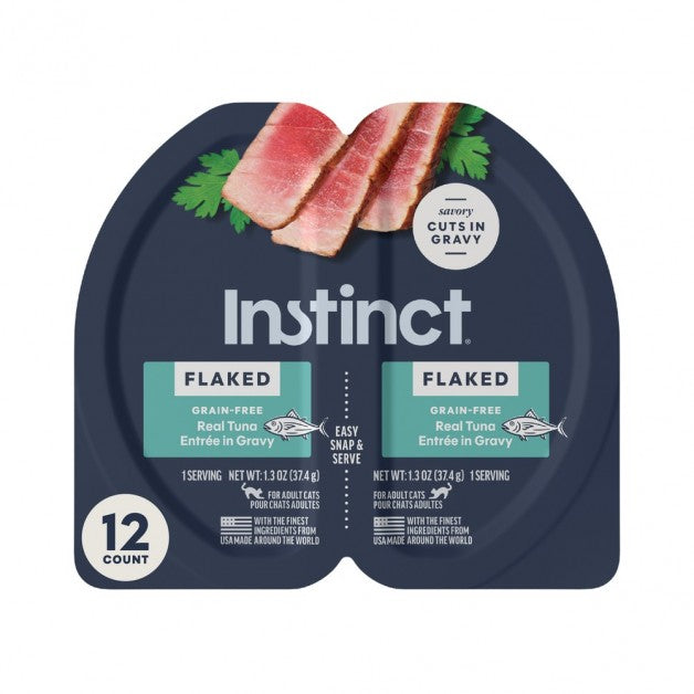 Instinct Split Cup Grain Free Flaked Tuna Pate for Cats 2.6oz
