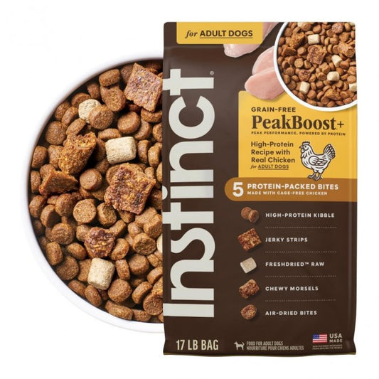 Instinct PeakBoost Grain Free Dog Food Chicken 17lbs
