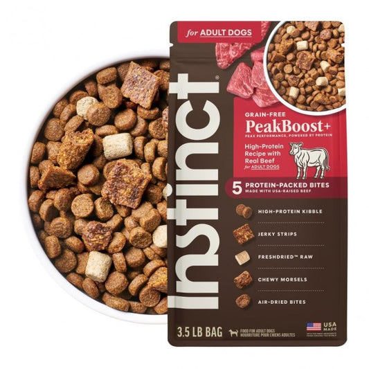 Instinct PeakBoost Grain Free Dog Food Beef 3.5lbs
