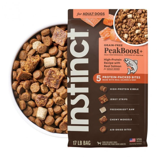 Instinct PeakBoost Grain Free Dog Food Salmon 17lbs