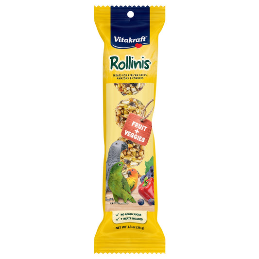 Vitakraft Rollinis Fruit & Veggies Bird Treat Fruit & Veggies 1.3 oz