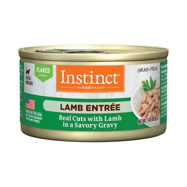 Instinct Flaked Lamb Entrée Canned Cat Food 3oz Can