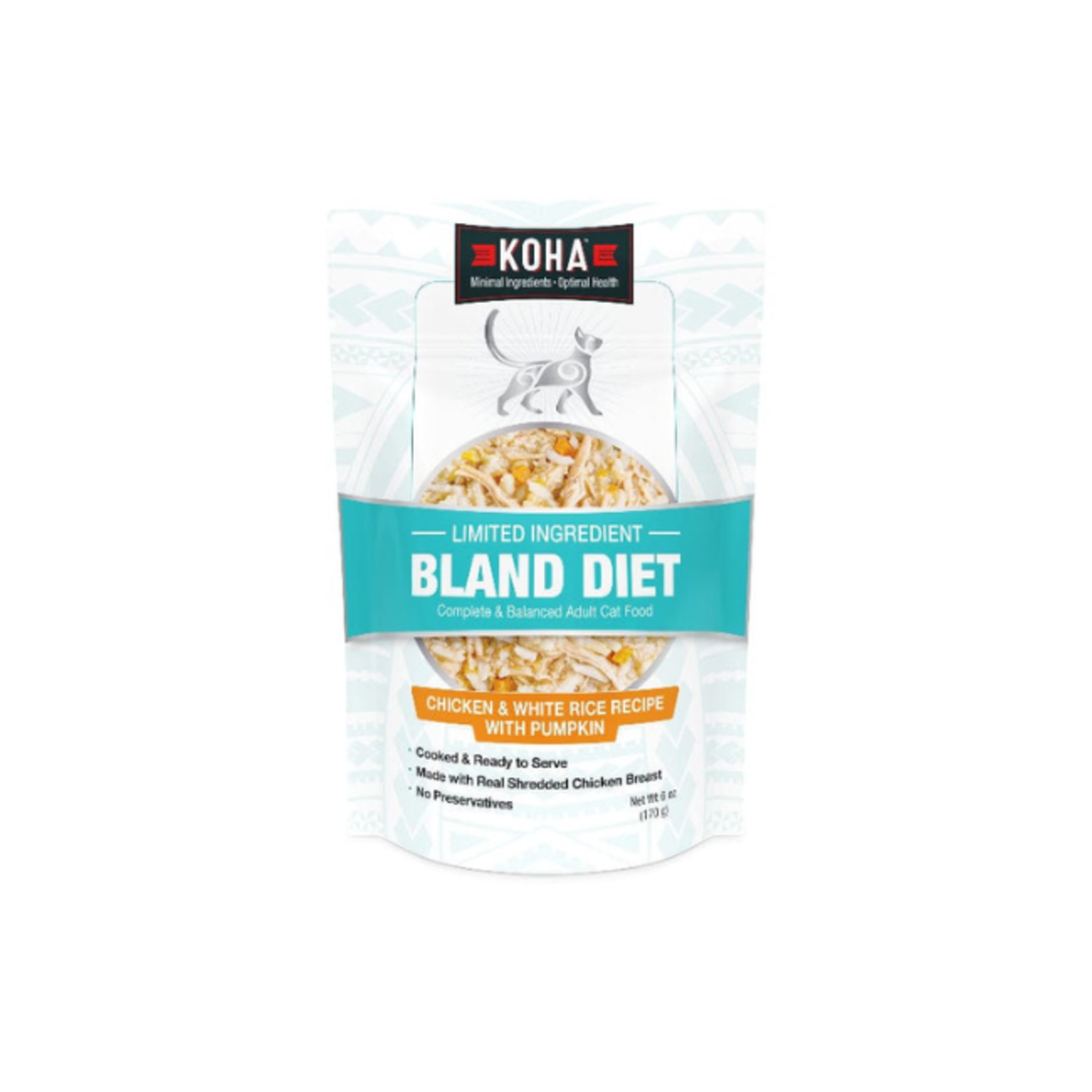 Koha Bland Diet Chicken & Rice Wet Cat Food 6oz