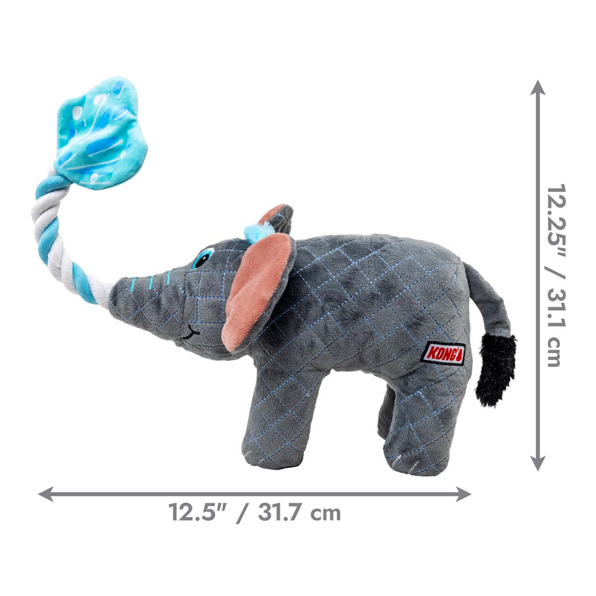 Kong Bendeez Plush Dog Toy Large Elephant