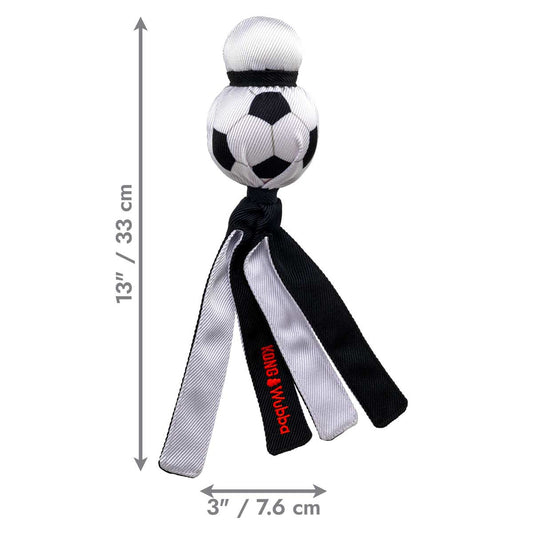 Kong Wubba Sport Tug & Fetch Dog Toy Large Soccer Ball