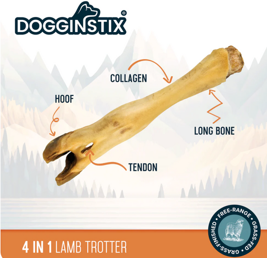 Dogginstix Dog Treat Lamb Feet