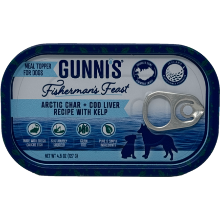 Gunni's Dog Canned Arctic Char & Cod Liver Topper 4.5oz