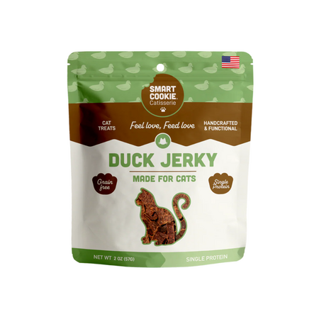 Smart Cookie Cat Treat Jerky Duck 2 oz
