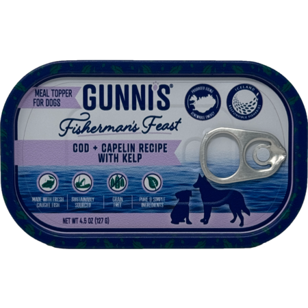 Gunni's Dog Canned Cod & Capelin Topper 4.5 oz