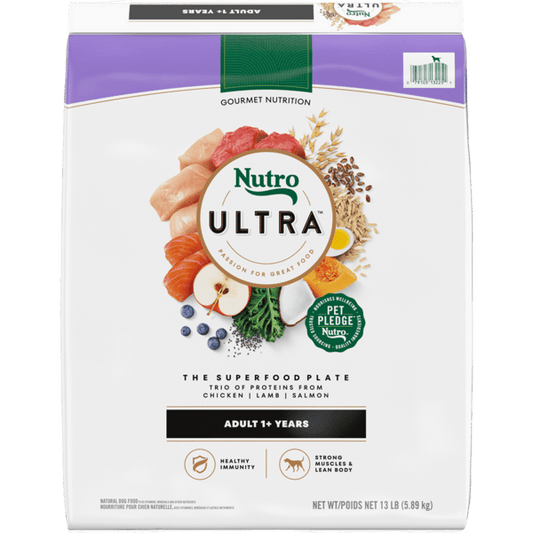 Nutro Ultra Dry Dog Food Adult Formula 13lb bag