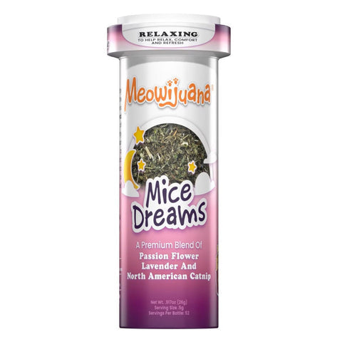 Meowijuana Mice Dreams Passion Flower Lavender and Catnip Blend 0.9oz