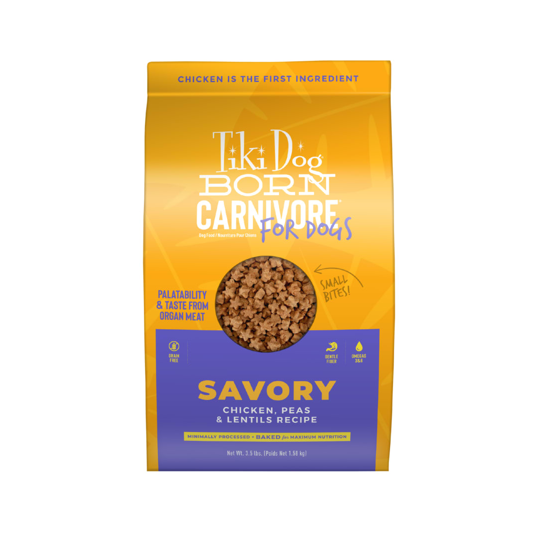 Tiki Dog Born Carnivore Dry Dog Food, Chicken, 3.5 lbs. Bag