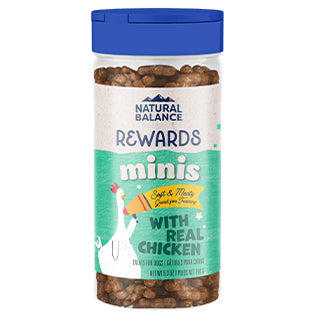 Natural Balance Mini Rewards Chicken Grain Free Dog Treats 5.3oz
